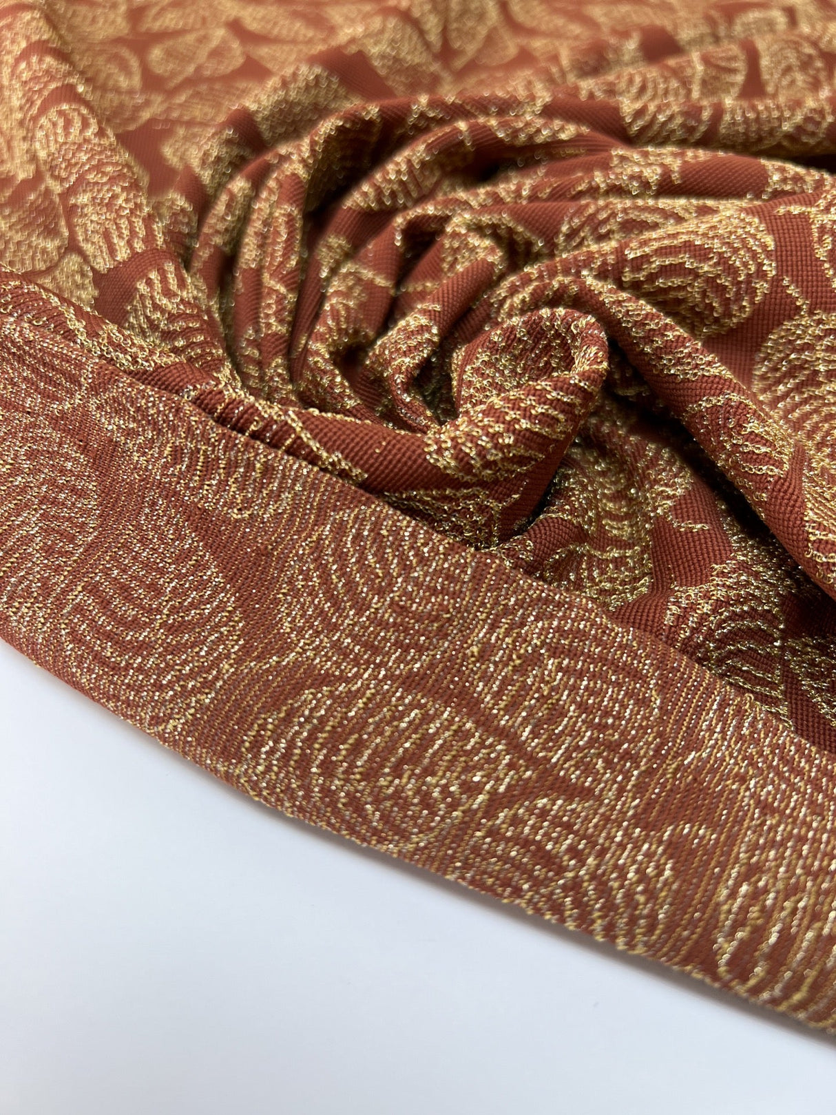 Lurex Knit Golden Brown