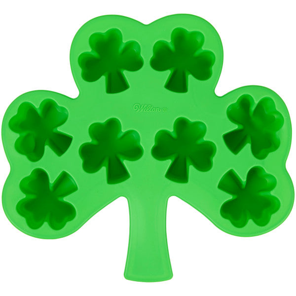 Wilton Mini Shamrock Silicone Mold, 8-Cavity