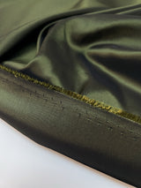 Green Changeant Polyester Twill Fabric
