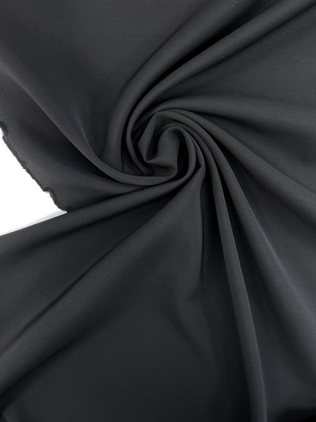 Black Viscose Suit Fabric