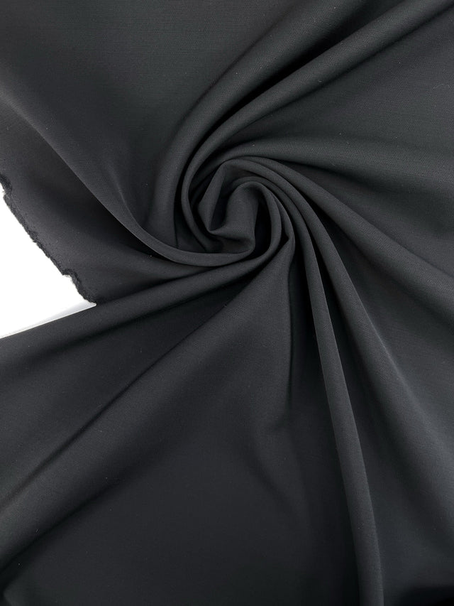 Black Viscose Suit Fabric