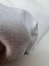 Silk Crepe Fabric White
