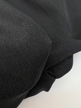Black Crepe Blend Fabric