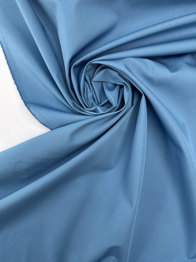 Cotton Shirt Fabric Blue Shades