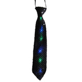 Red Tie with Flashing Lights