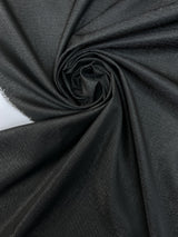 Wool Jacquard Fabric Black
