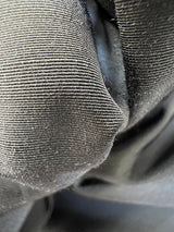 Blue Viscose Blend Jacquard