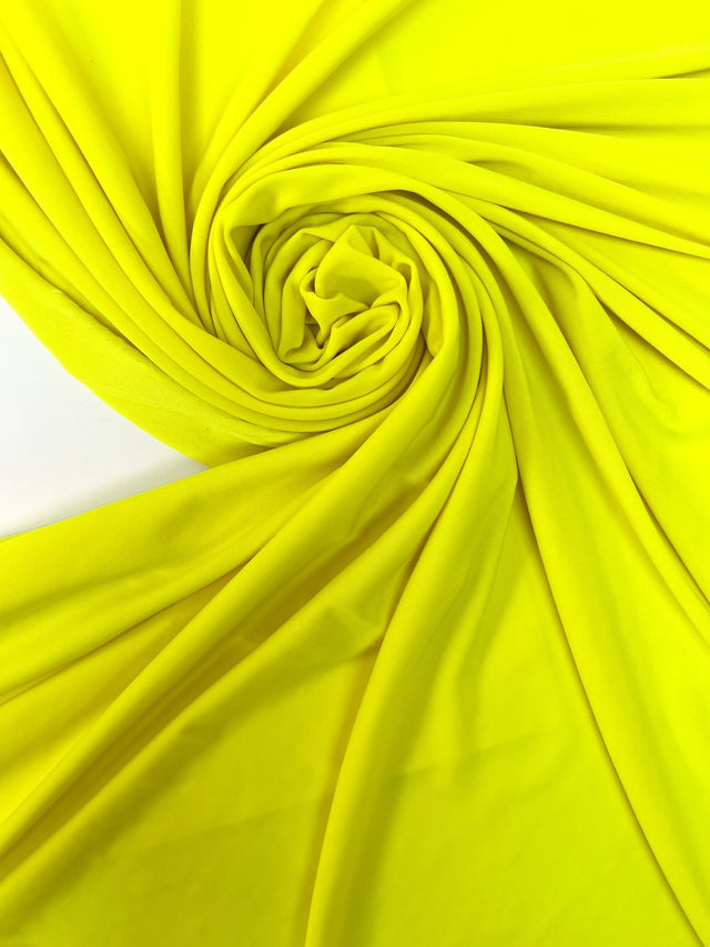 Polyamide Elastane Knitted Fabric Yellow-Green