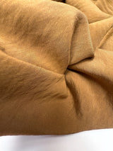 Viscose Nylon Crinkled Woven Brown