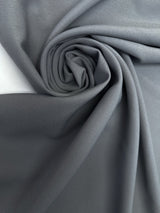 Polyester Elastane Double Weave Gray
