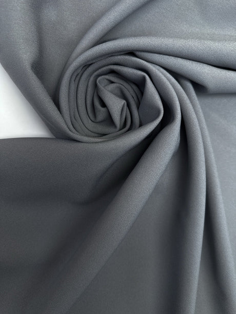 Polyester Elastane Double Weave Gray