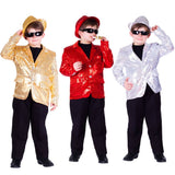 Silver Sequined Blazer Costume