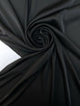 Black Stretch Sateen Fabric