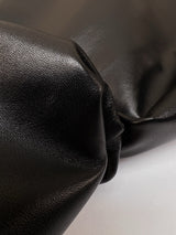 Black Leather Casualwear Fabric