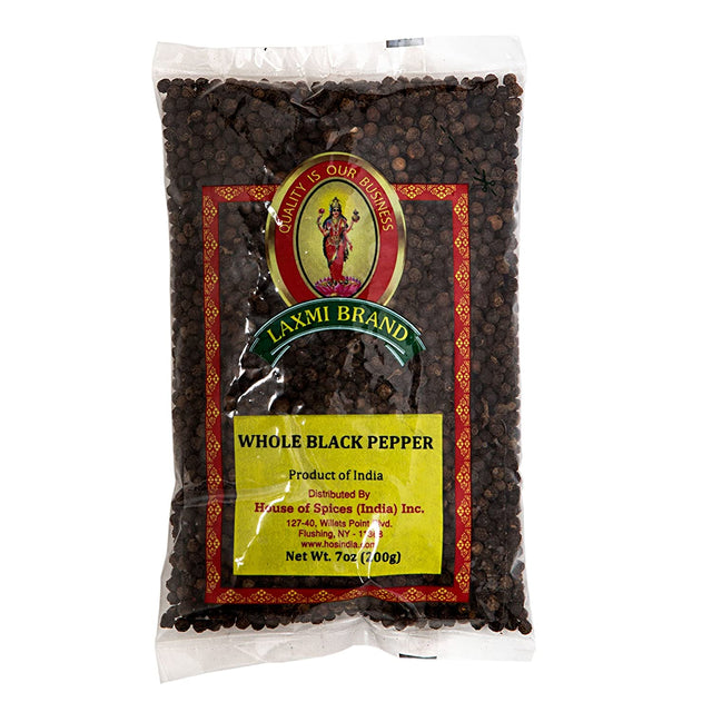 Laxmi Black Pepper Whole 7 Oz
