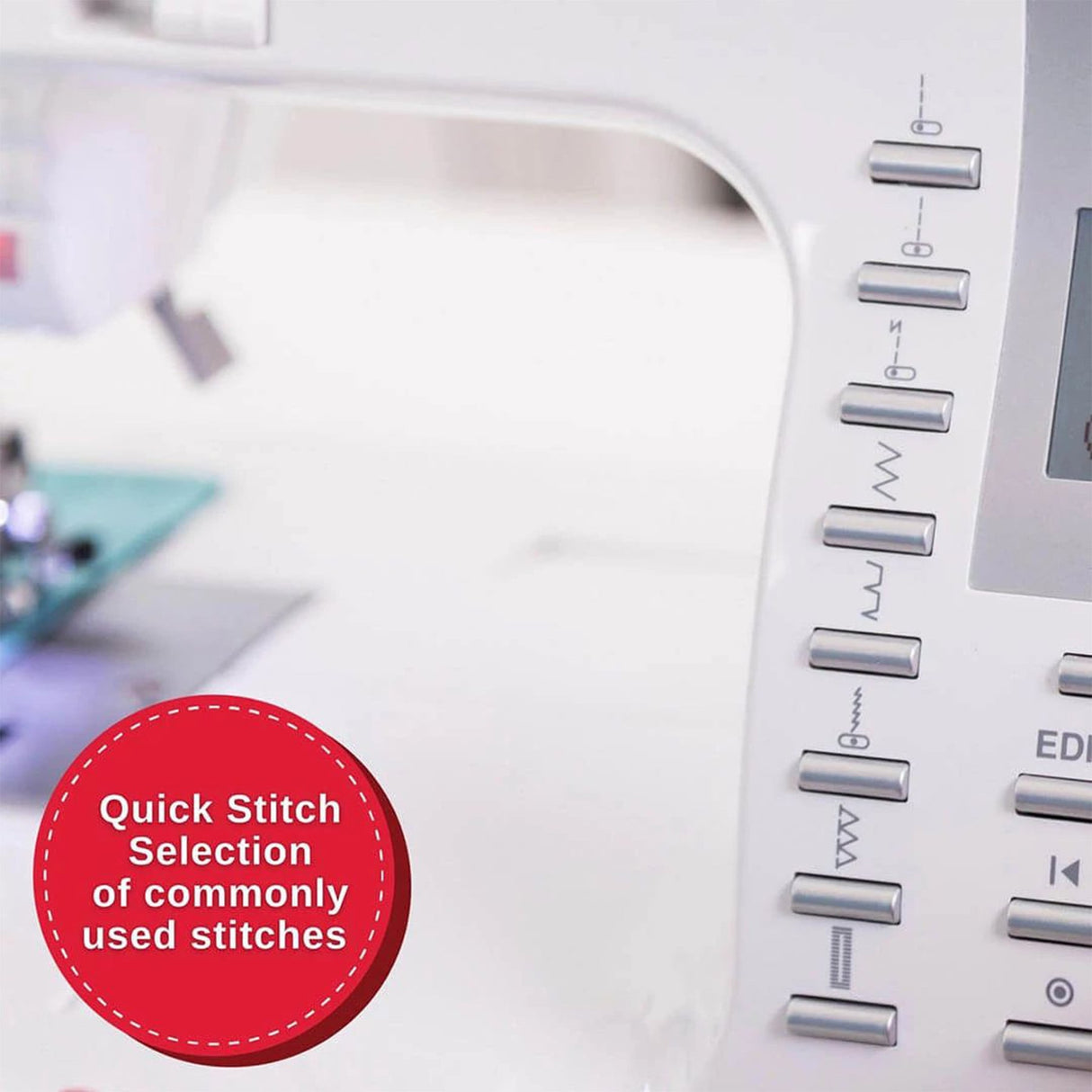 Singer Quantum Stylist 9960 Sewing Machine - Extension Table, 1172 Stitch Applications (1 Unit)