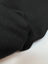 Italian Black Wool Suit Fabric