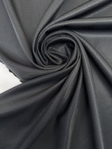 Cotton Jacquard Fabric Gray Black