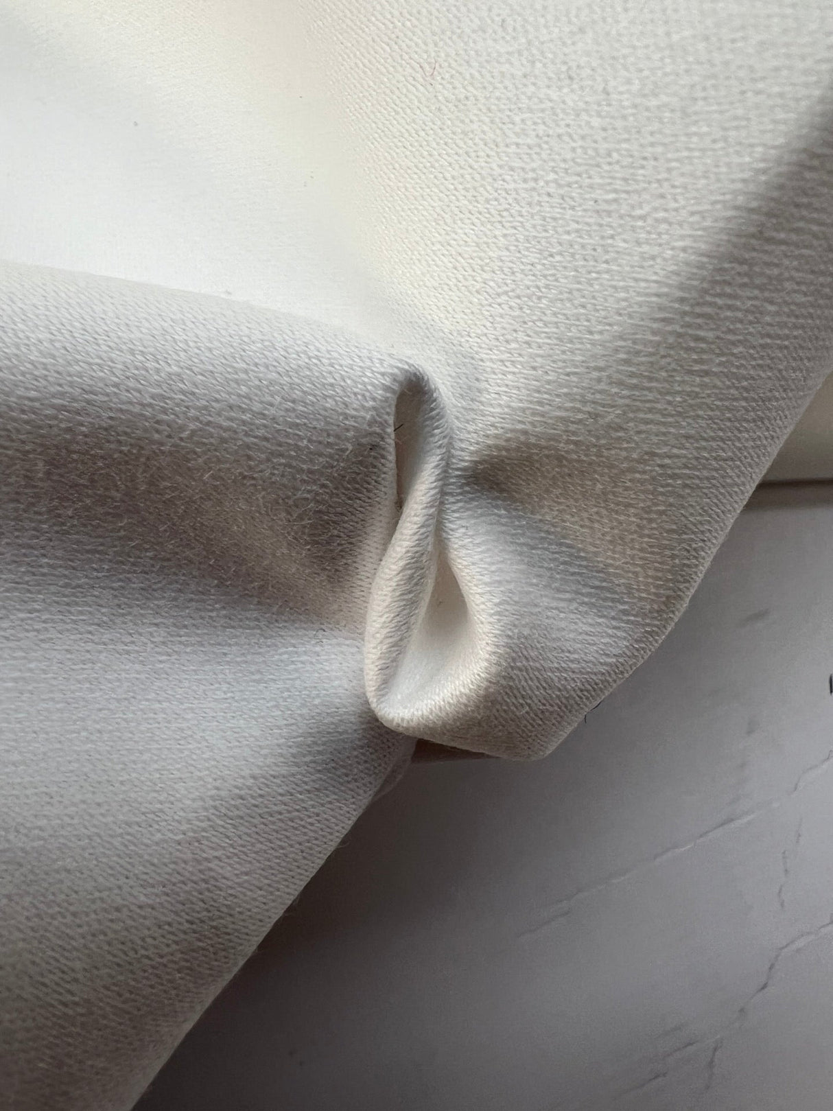 Cotton French Tailoring Fabric White Shades
