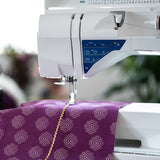 Husqvarna Viking Sapphire 930 Sewing Machine - Blue, Computerized, 200+ Stitches, Large Sewing Space (1 Unit)