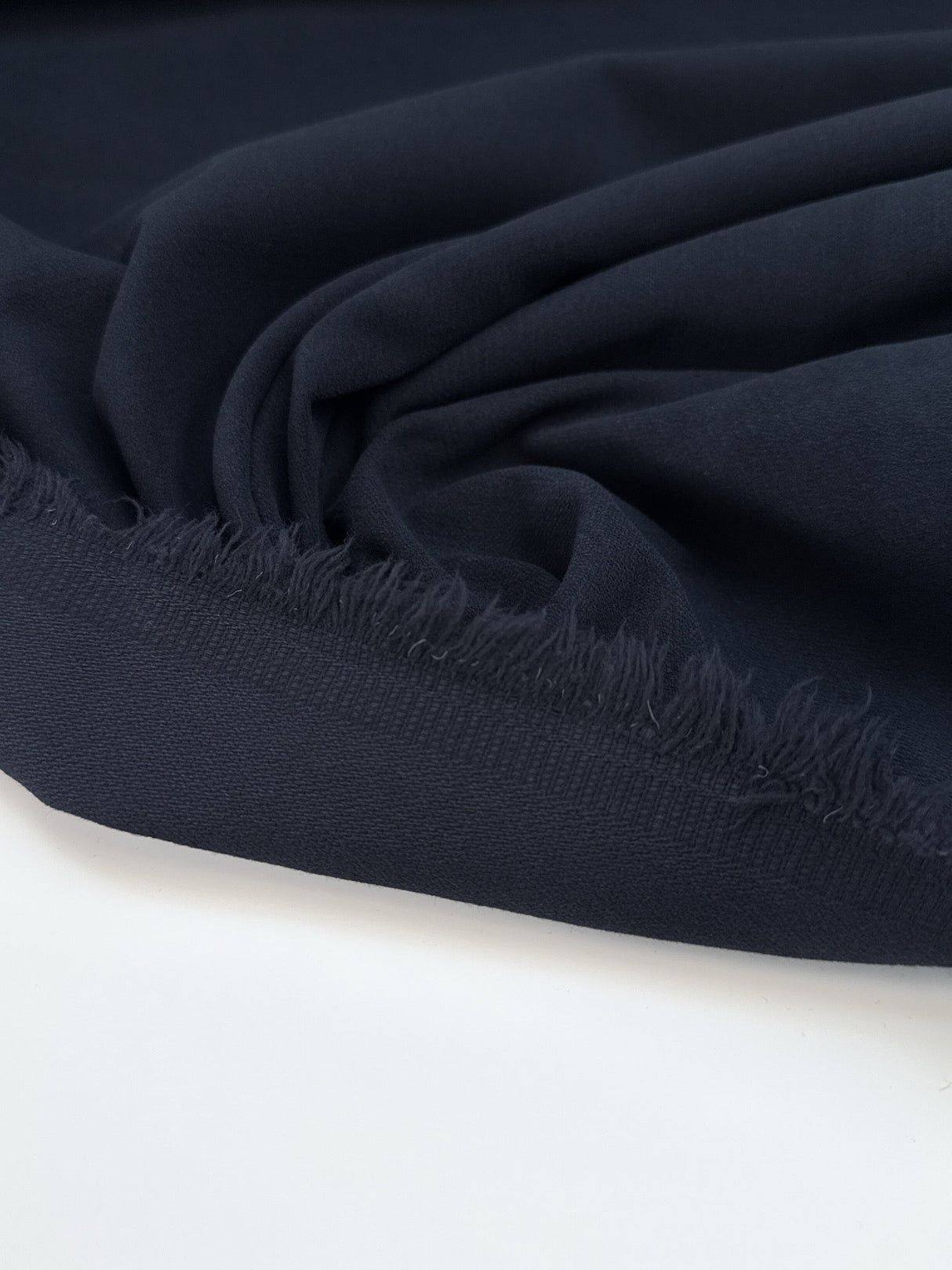 Cotton Stretch Pile Fabric Blue