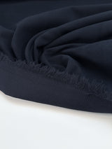 Cotton Stretch Pile Fabric Blue