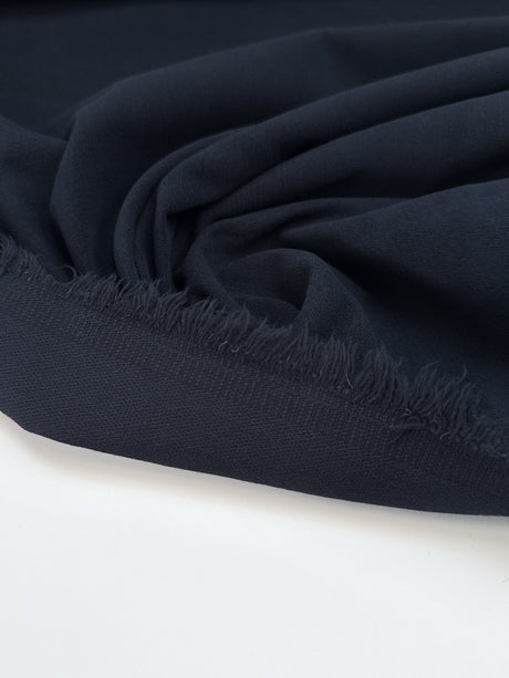 Cotton Stretch Pile Fabric Blue