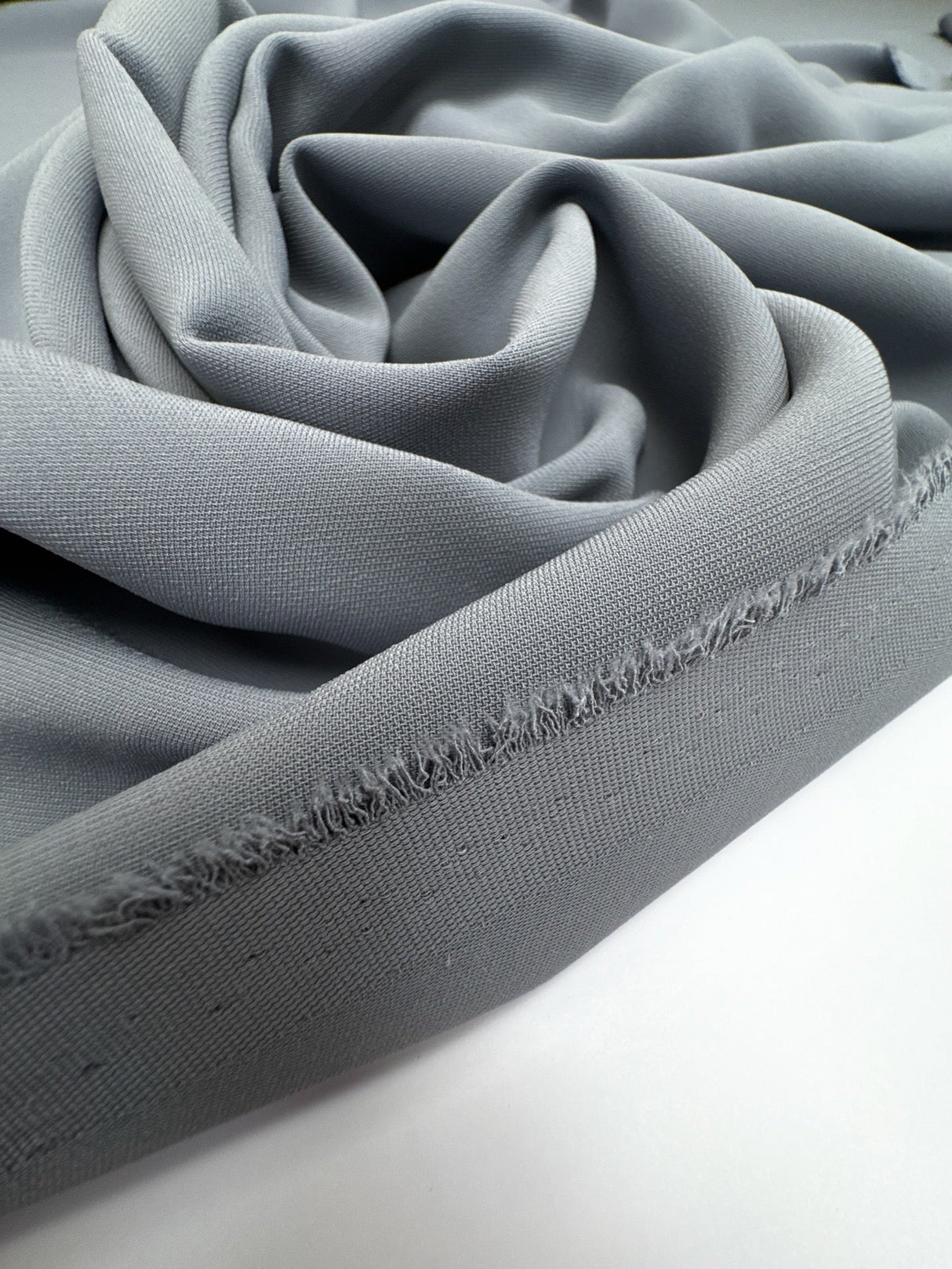 Gray Polyester Elastane Woven