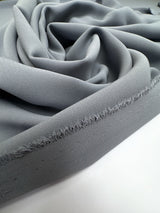 Gray Polyester Elastane Woven