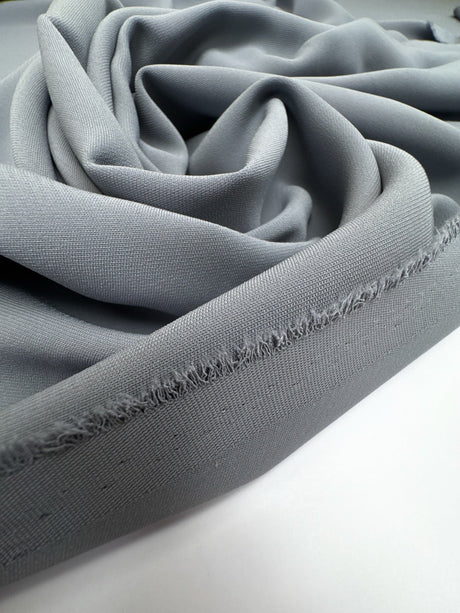 Gray Polyester Elastane Woven