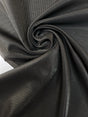 Wool Jacquard Fabric Silver Black Geometric