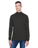 Adult Sueded Jersey Mock Neck T-Shirt