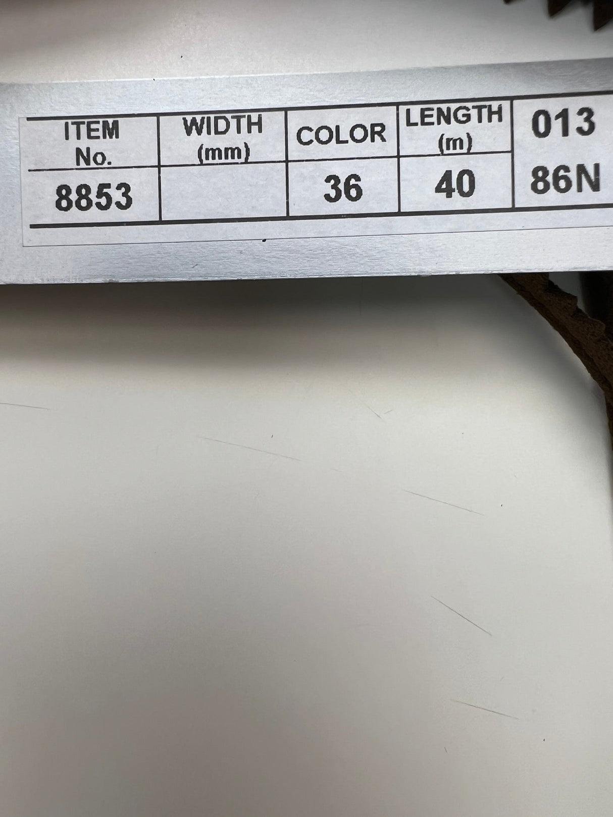 Polyamide Sewing Notions Brown Shade