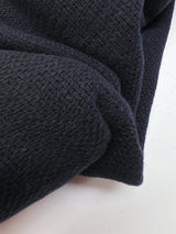 Bonded Wool Acrylic Coat Fabric Blue