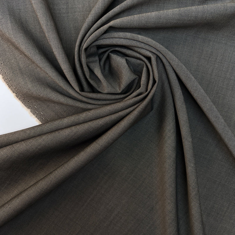 Wool Suit Fabric Gray Beige