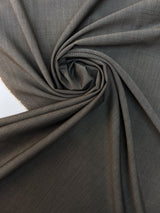 Wool Suit Fabric Gray Beige