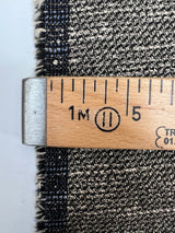 Wool Cotton Tweed Melange Beige-Black