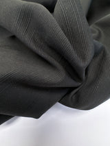Linen Cotton Satin Black