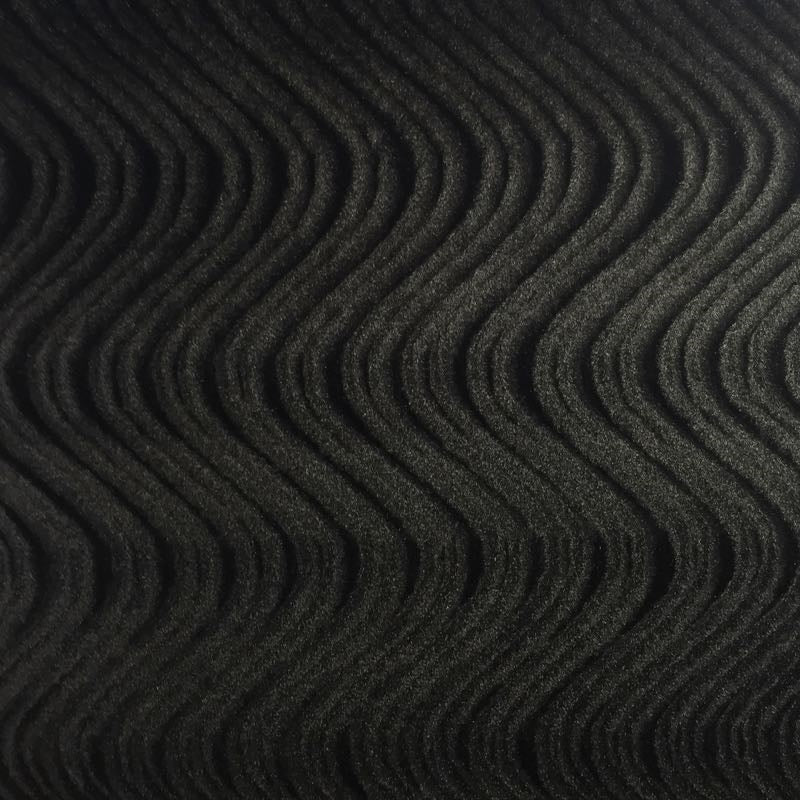 Swirl Velvet Flocking Nylon Fabric - Swirl Pattern, 58/60" Width (1 Yard)