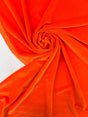 Orange Velour Knitted Polyamide