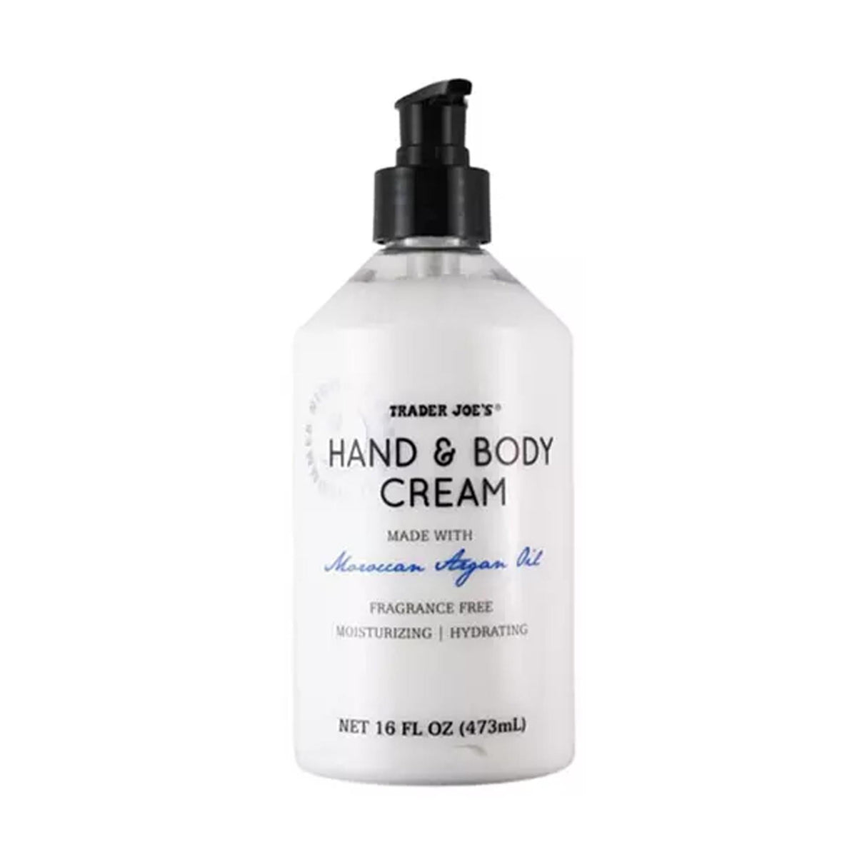 Trader Joe’s Hand & Body Cream with Moroccan Argan Oil | 16 Fl Oz