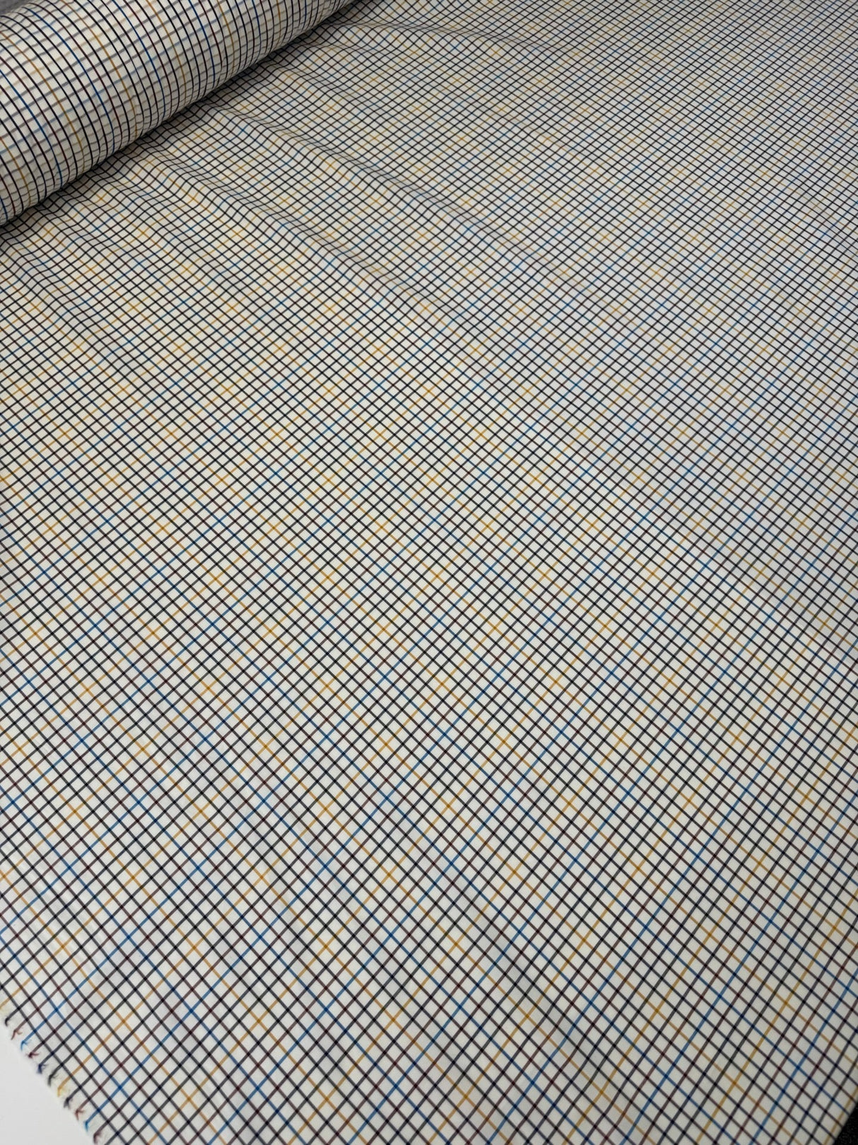 Cotton Checked Fabric