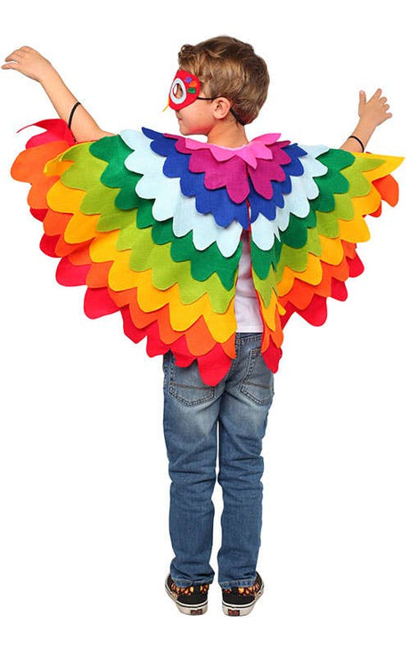 Colorful Parrot Costume - Kids