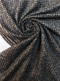 Wool Knit Abstract Shades Gray Brown Blue