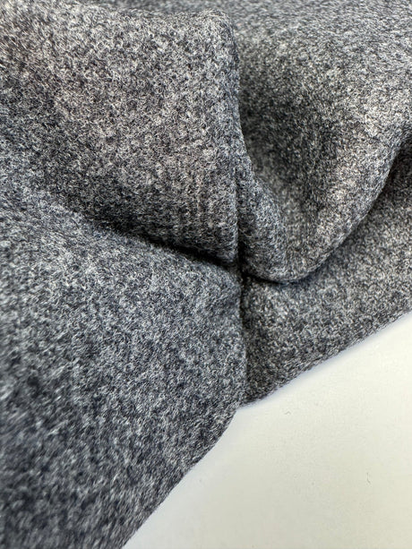 Wool Polyamide Tweed Gray