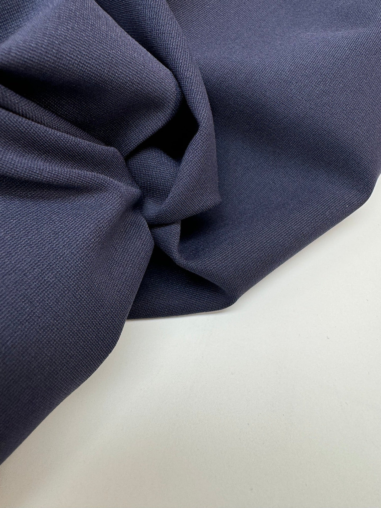 Blue Viscose Elastane Knit