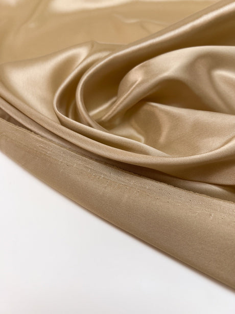 Acetate Viscose Twill Lining Beige