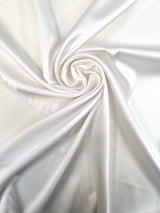 White Shade Satin With Elastane