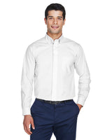 Men's Crown Collection® Solid Broadcloth Woven Shirt