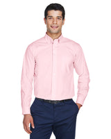 Men's Crown Collection® Solid Broadcloth Woven Shirt